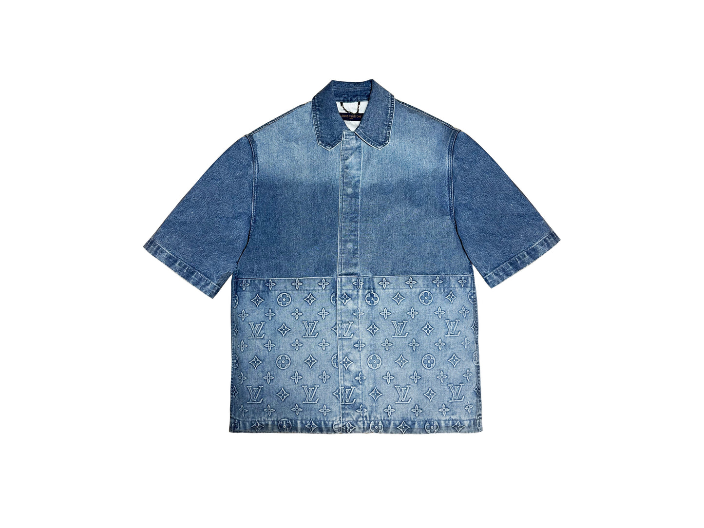 Short-Sleeved Denim Workwear Shirt