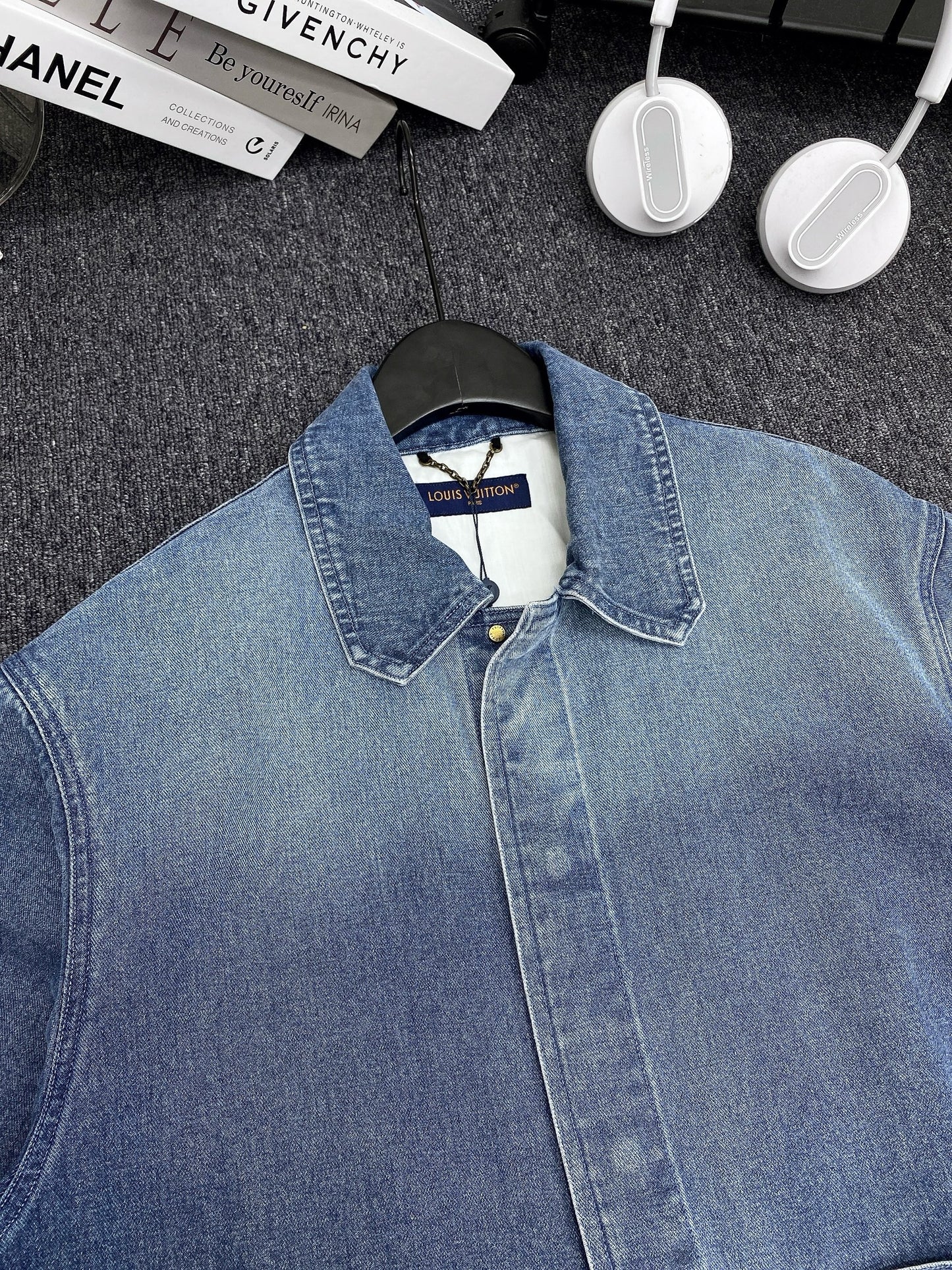 Short-Sleeved Denim Workwear Shirt