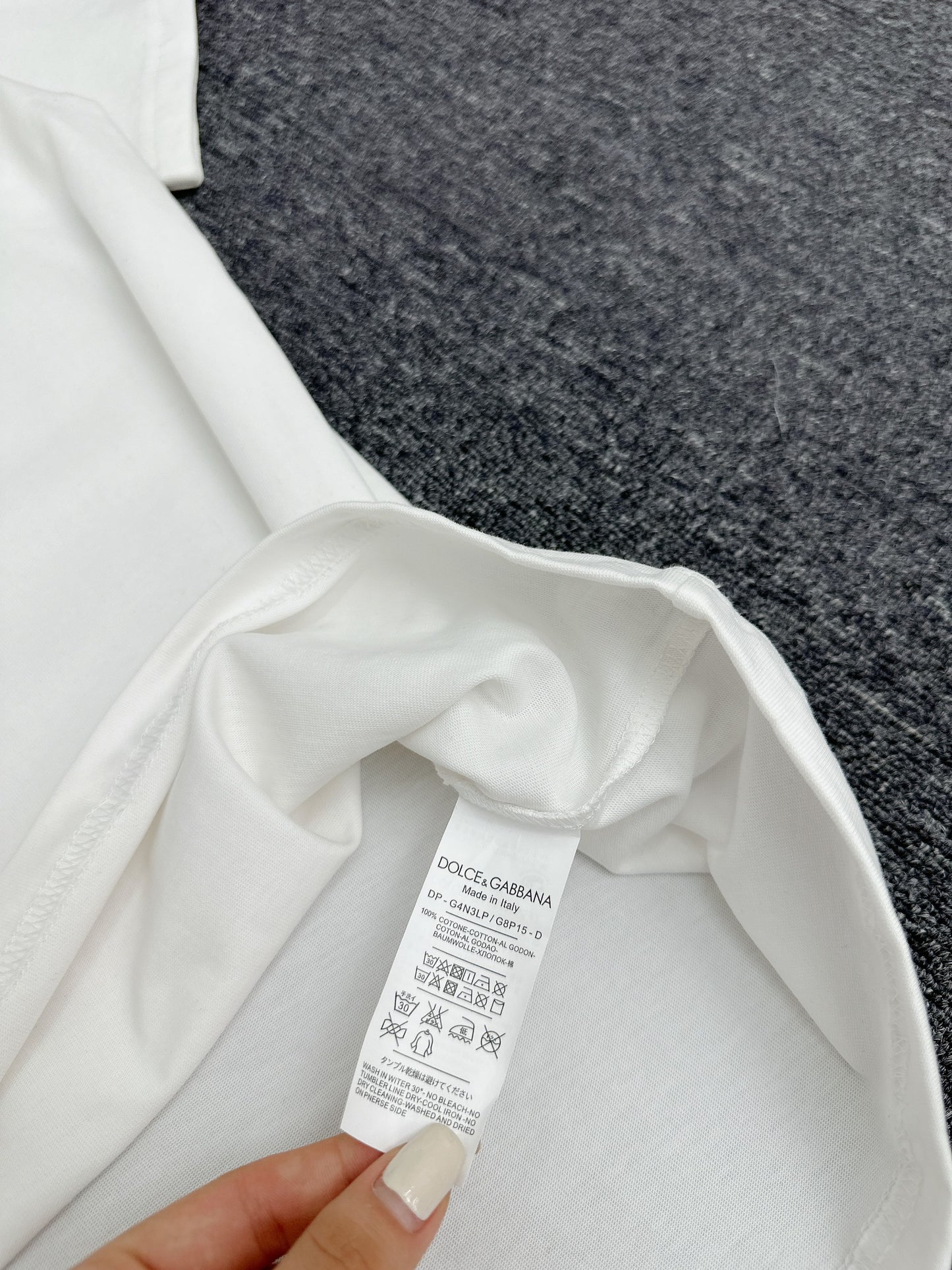 Round-neck T-shirt with Dolce&Gabbana print