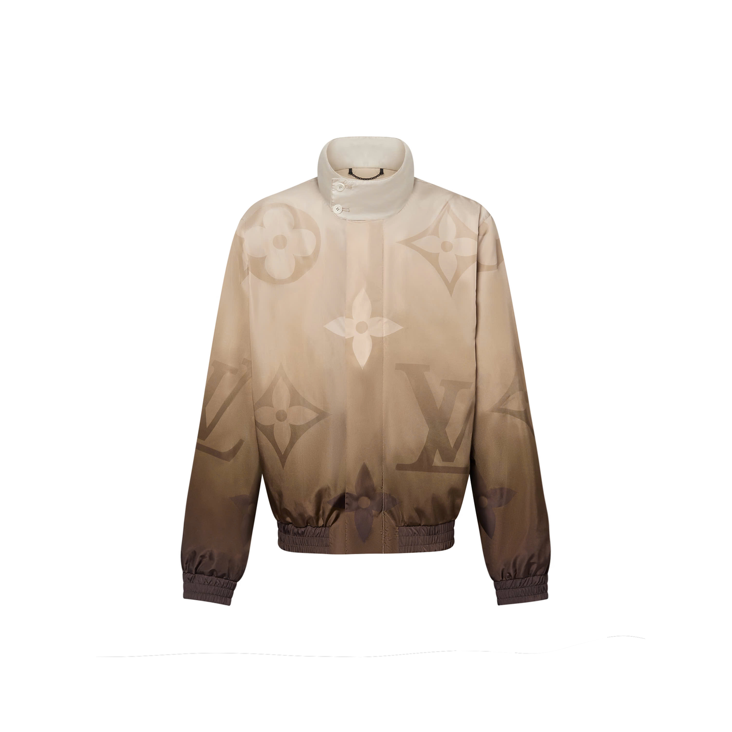 Monogram Printed Light Nylon Windbreaker