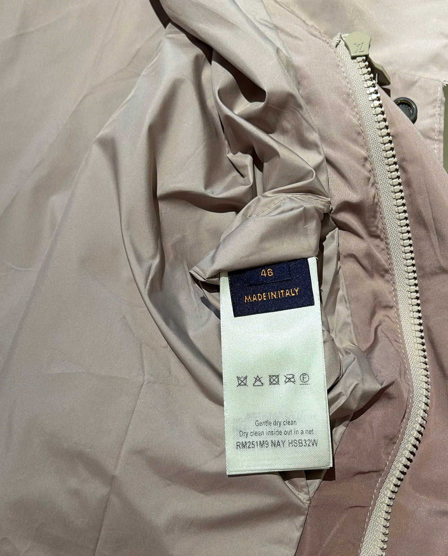 Monogram Printed Light Nylon Windbreaker