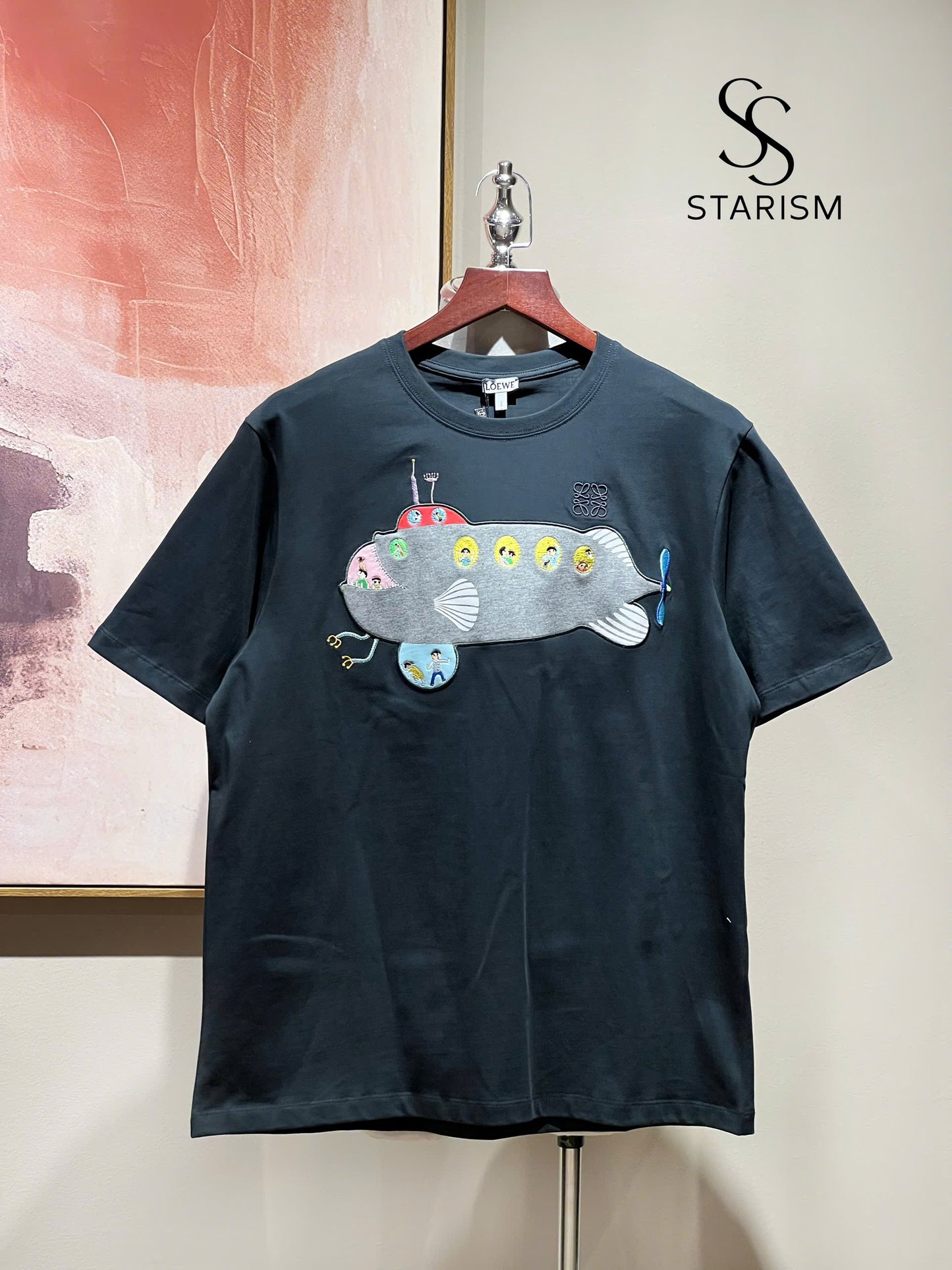 Loose fit T-shirt in cotton