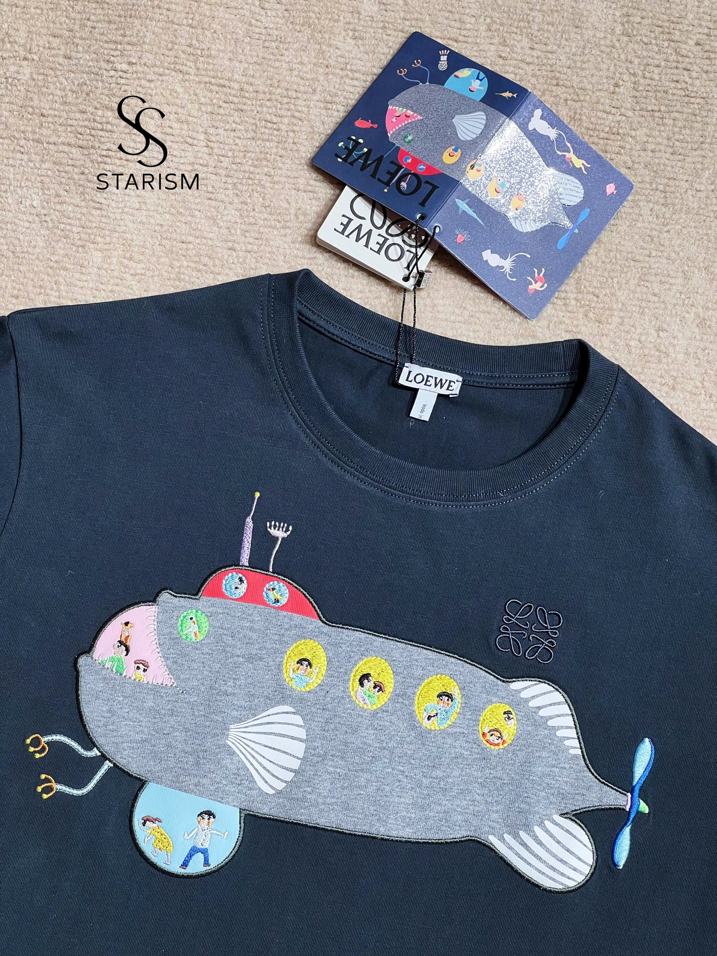 Loose fit T-shirt in cotton