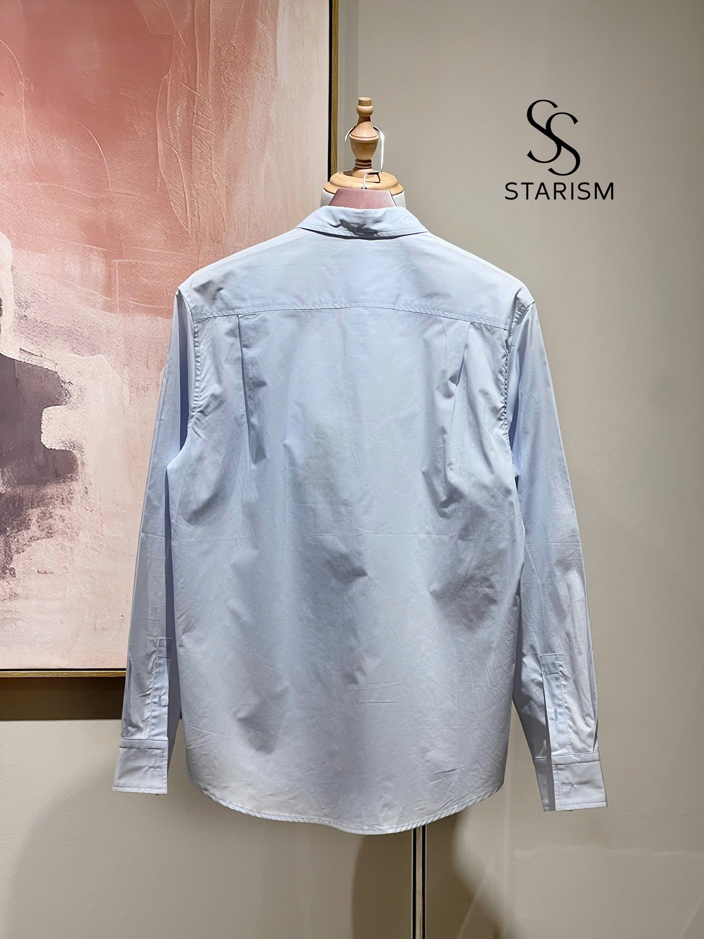 Embroidered Long-Sleeved Cotton Shirt