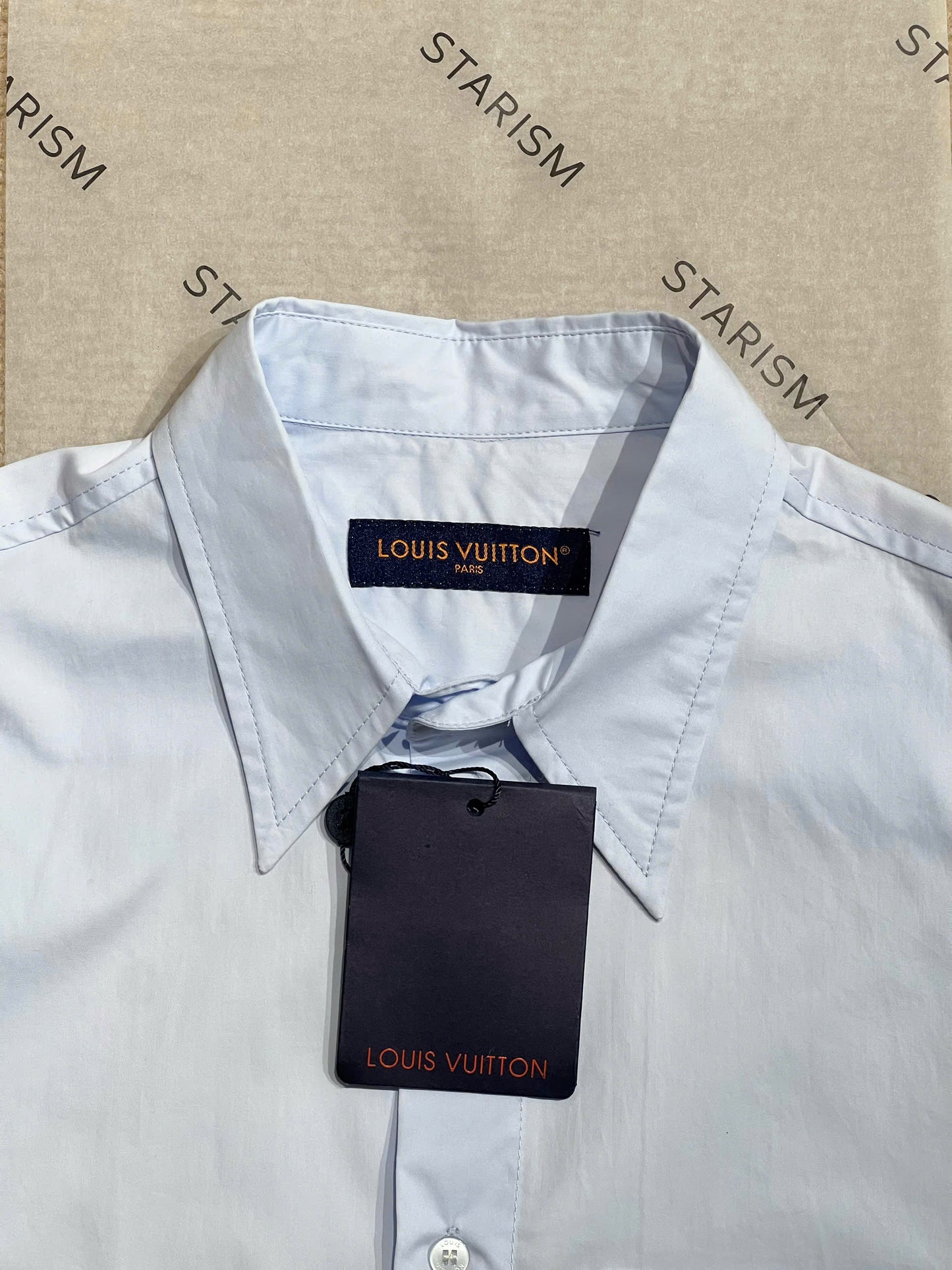 Embroidered Long-Sleeved Cotton Shirt