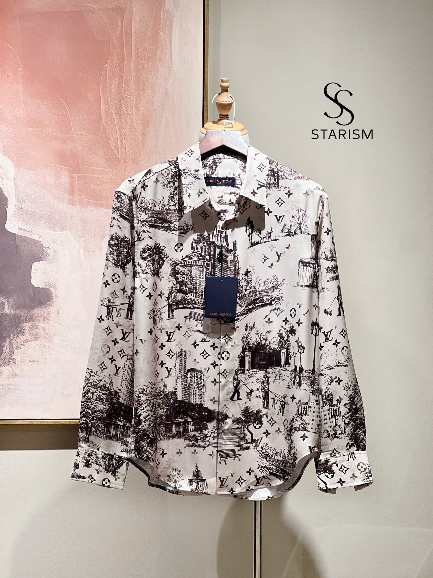 Long-Sleeved Silk Shirt