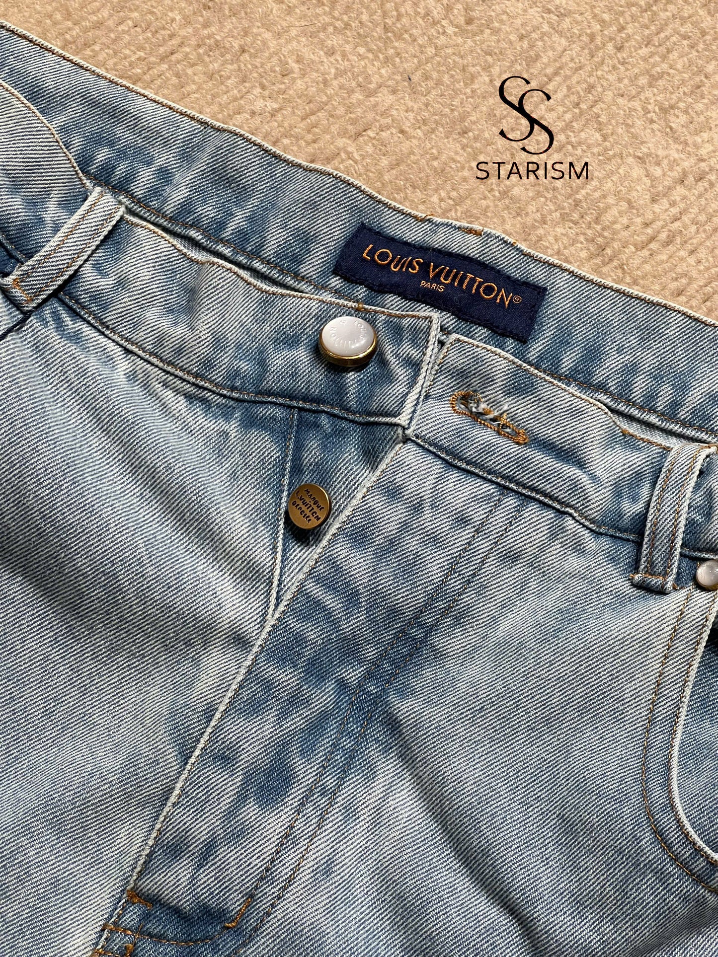 Wide Leg Fit Denim Pants
