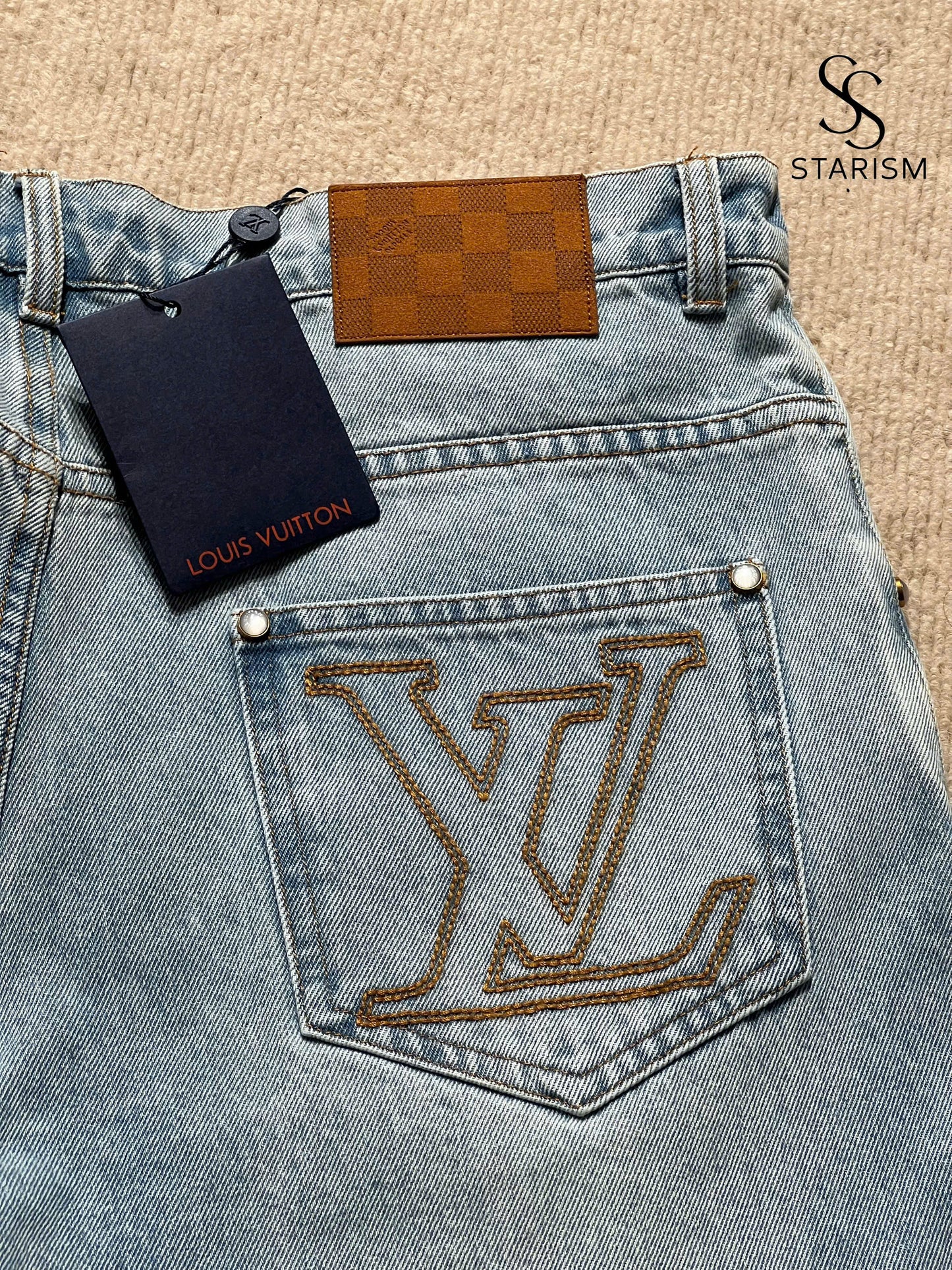 Wide Leg Fit Denim Pants