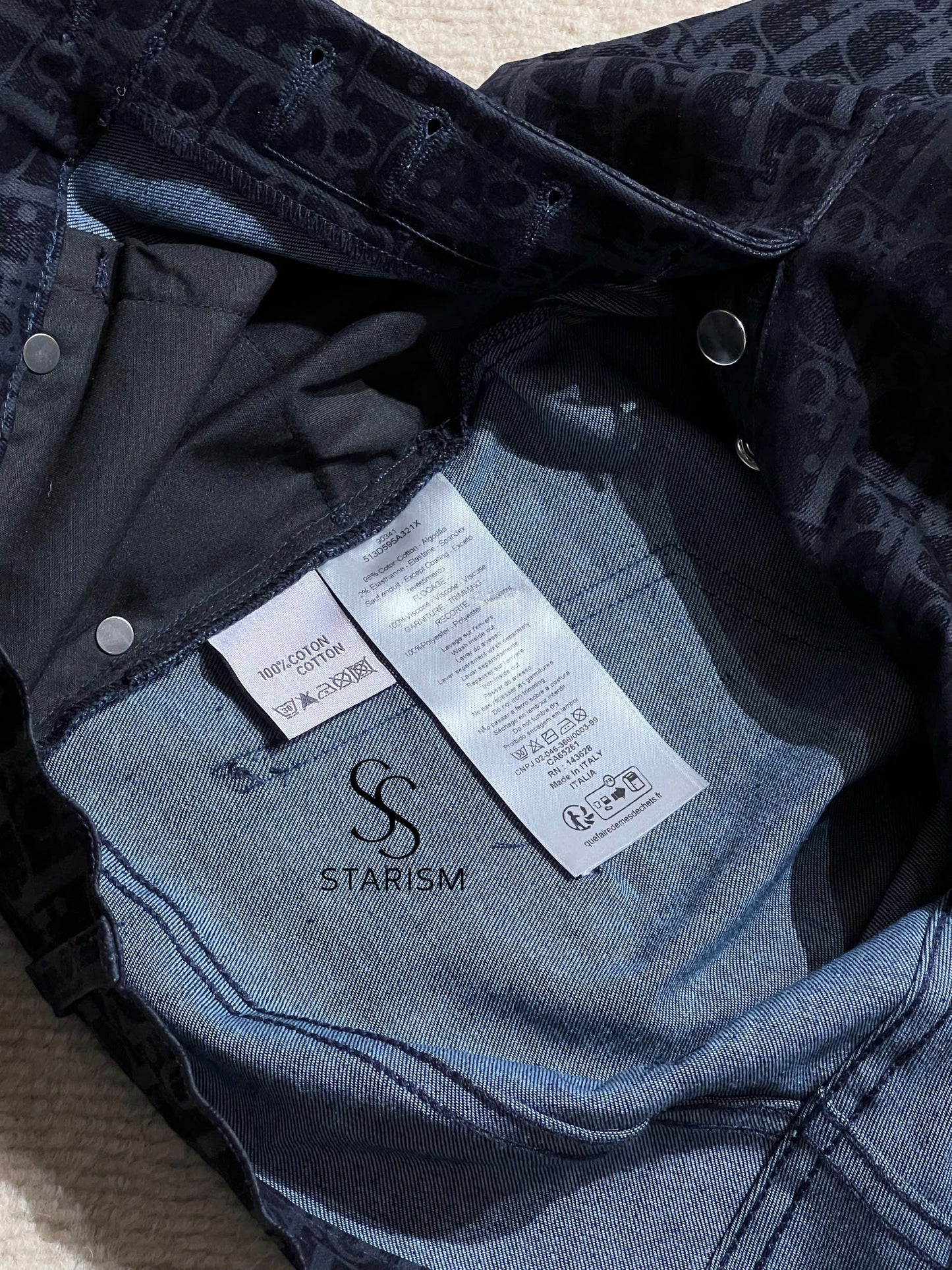DIOR AND KAWS Oblique Heritage Jeans