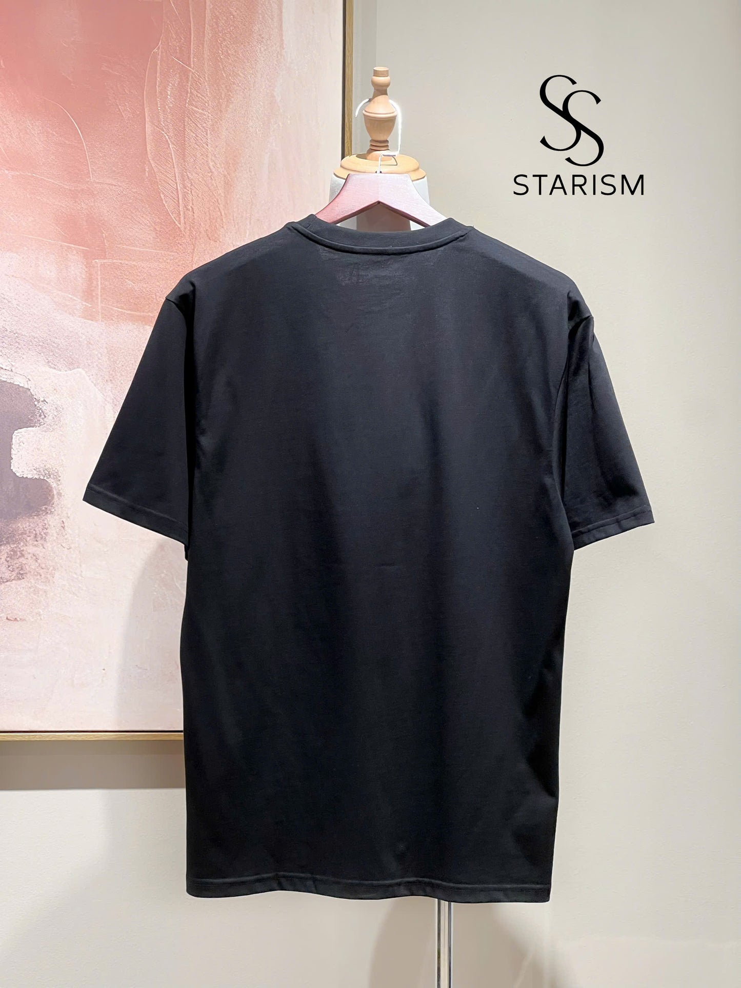 COTTON T-SHIRT WITH CHEZ VALENTINO PRINT