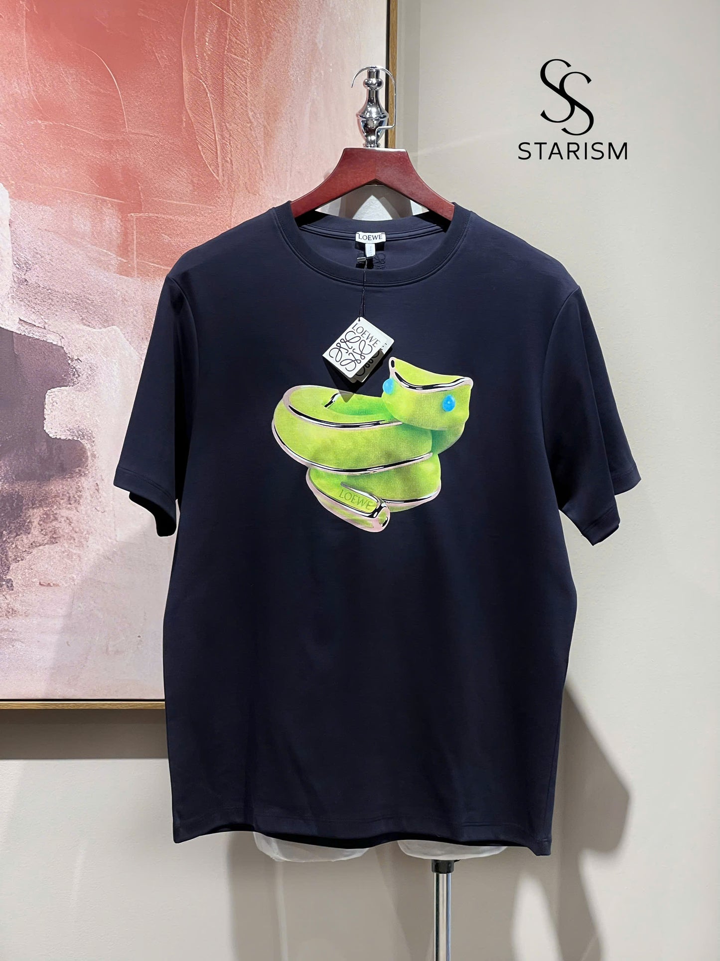 Relaxed fit T-shirt in technical cotton