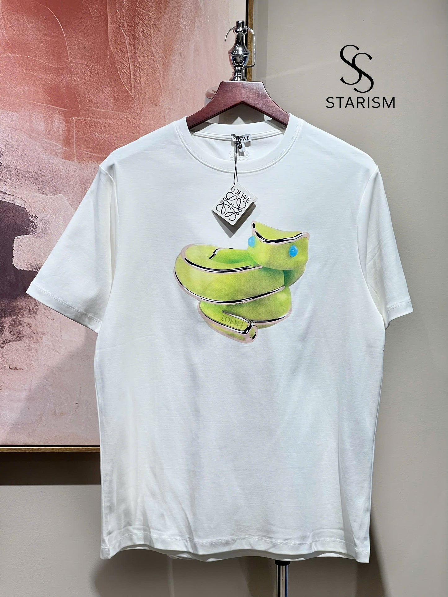 Relaxed fit T-shirt in technical cotton