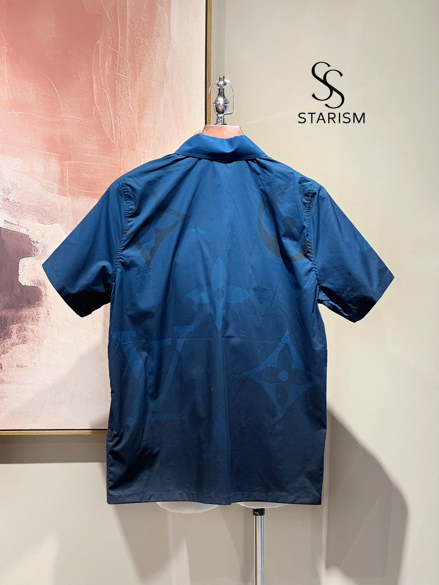 Monogram Printed Short-Sleeved Shirt