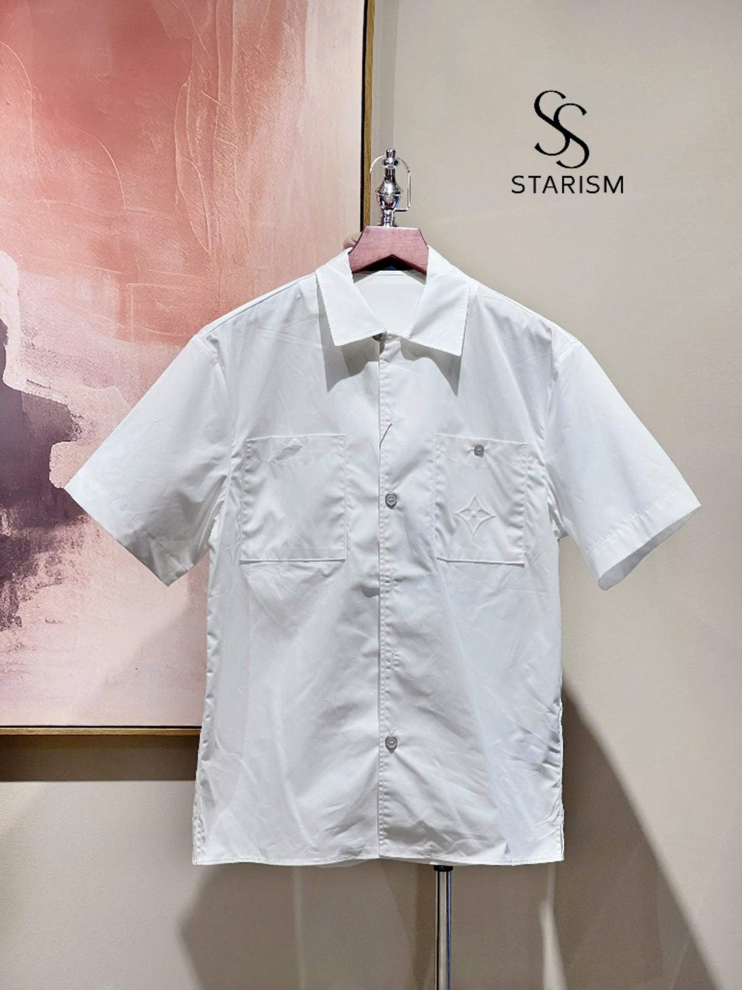 Signature Short-Sleeved Cotton Shirt
