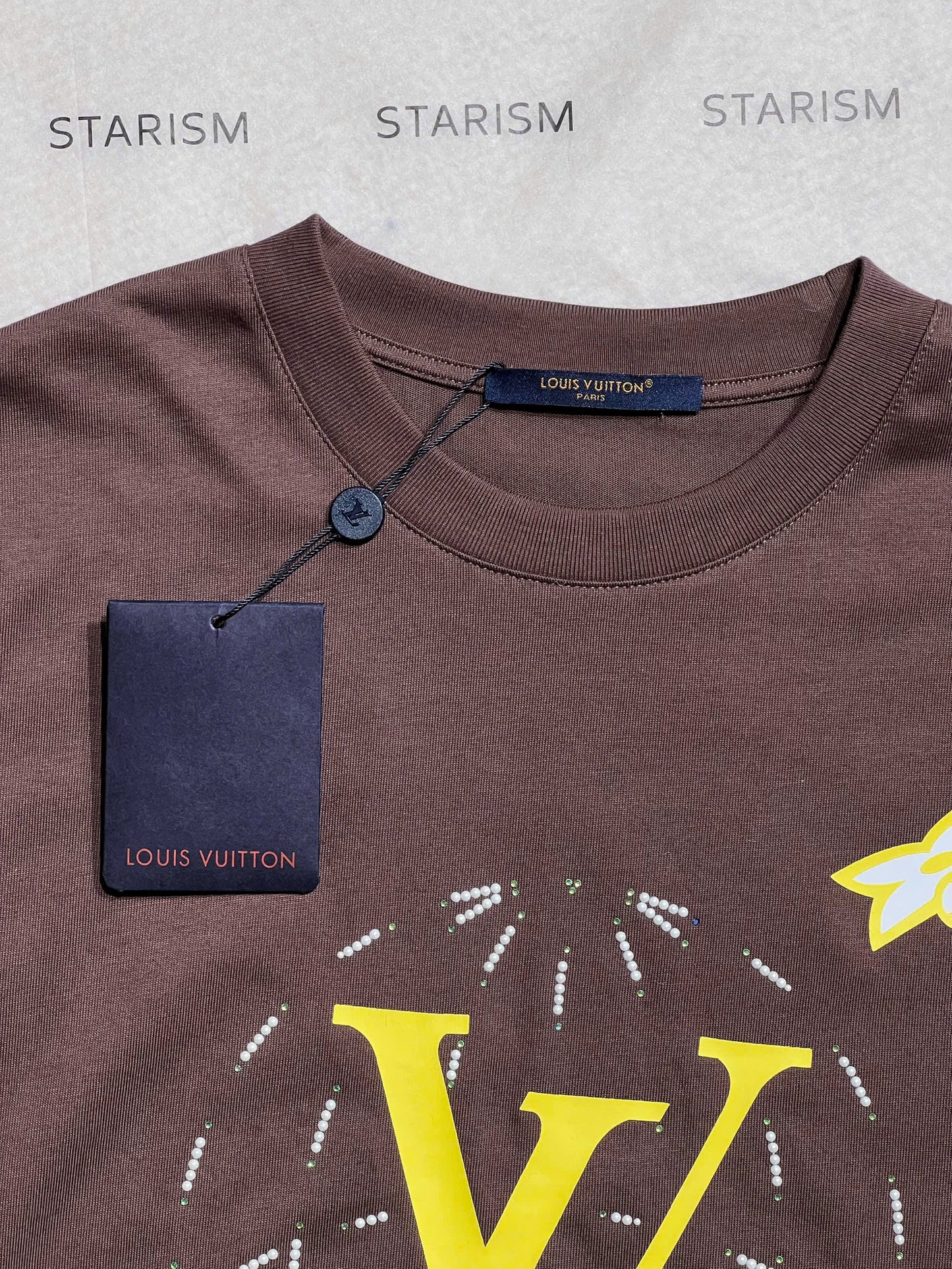 Washed Embellished Cotton T-Shirt