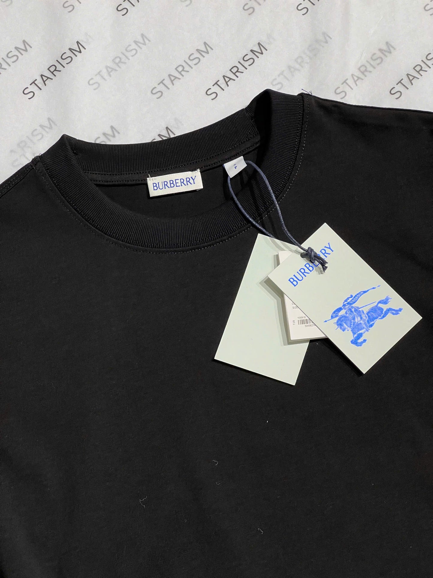 Check Label Cotton T-shirt