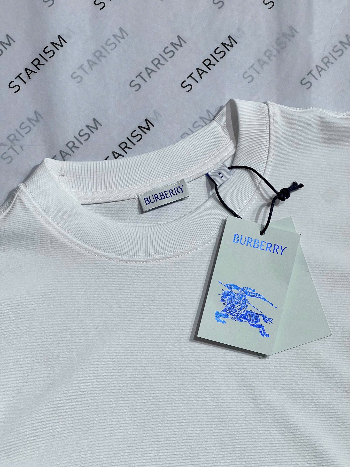 Check Label Cotton T-shirt