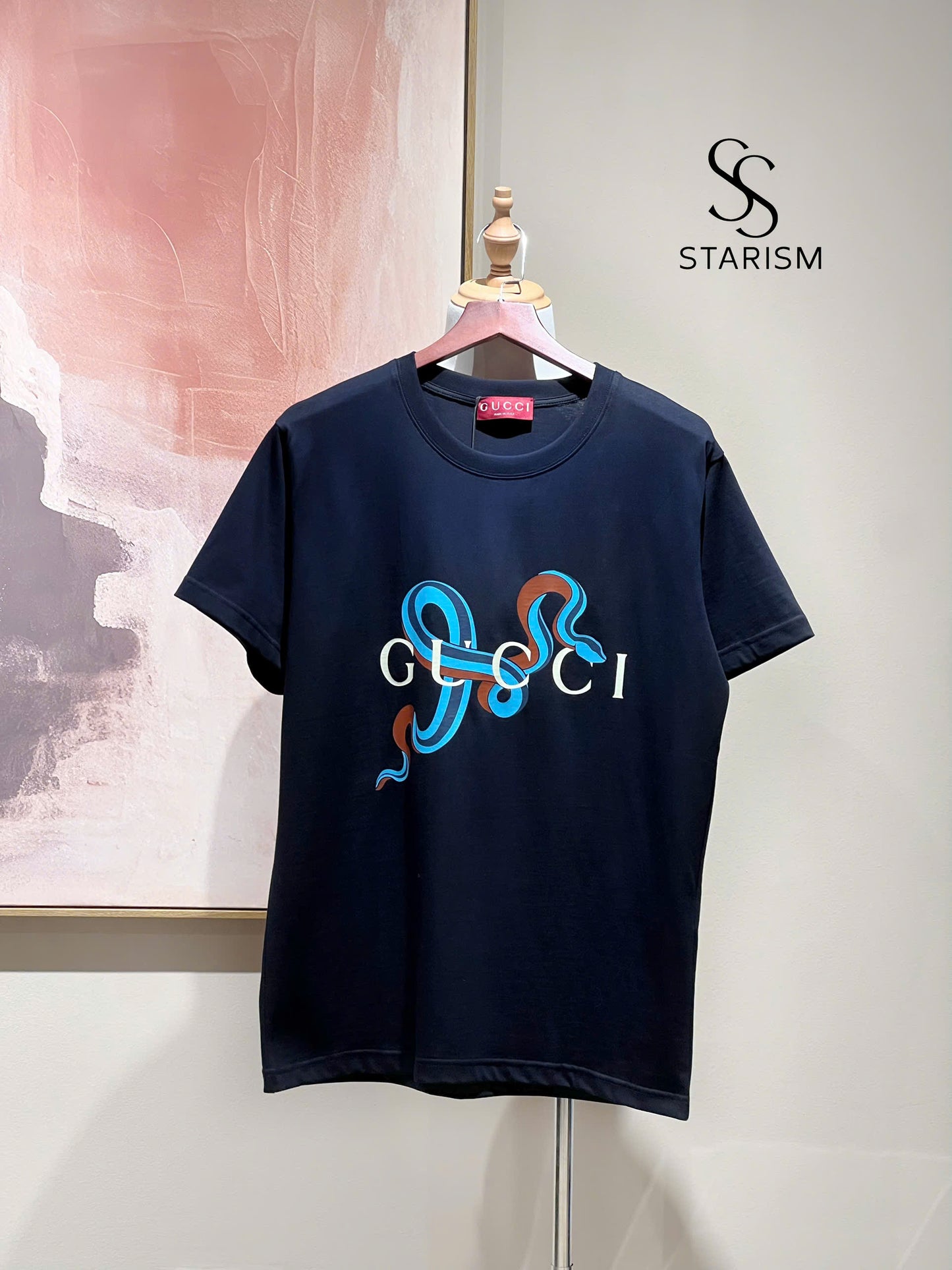 Printed medium cotton jersey T-shirt
