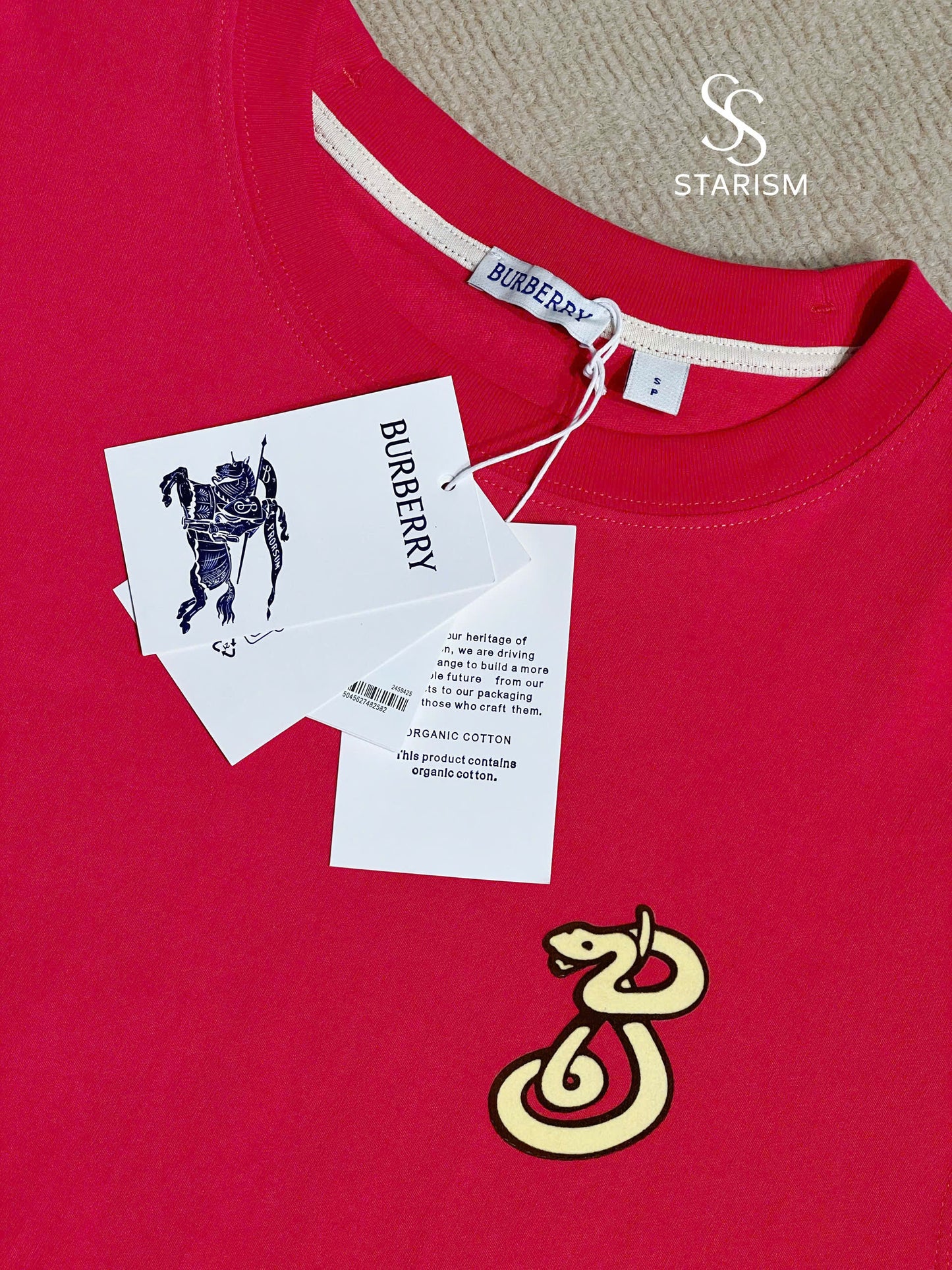 B Snake Cotton T-shirt