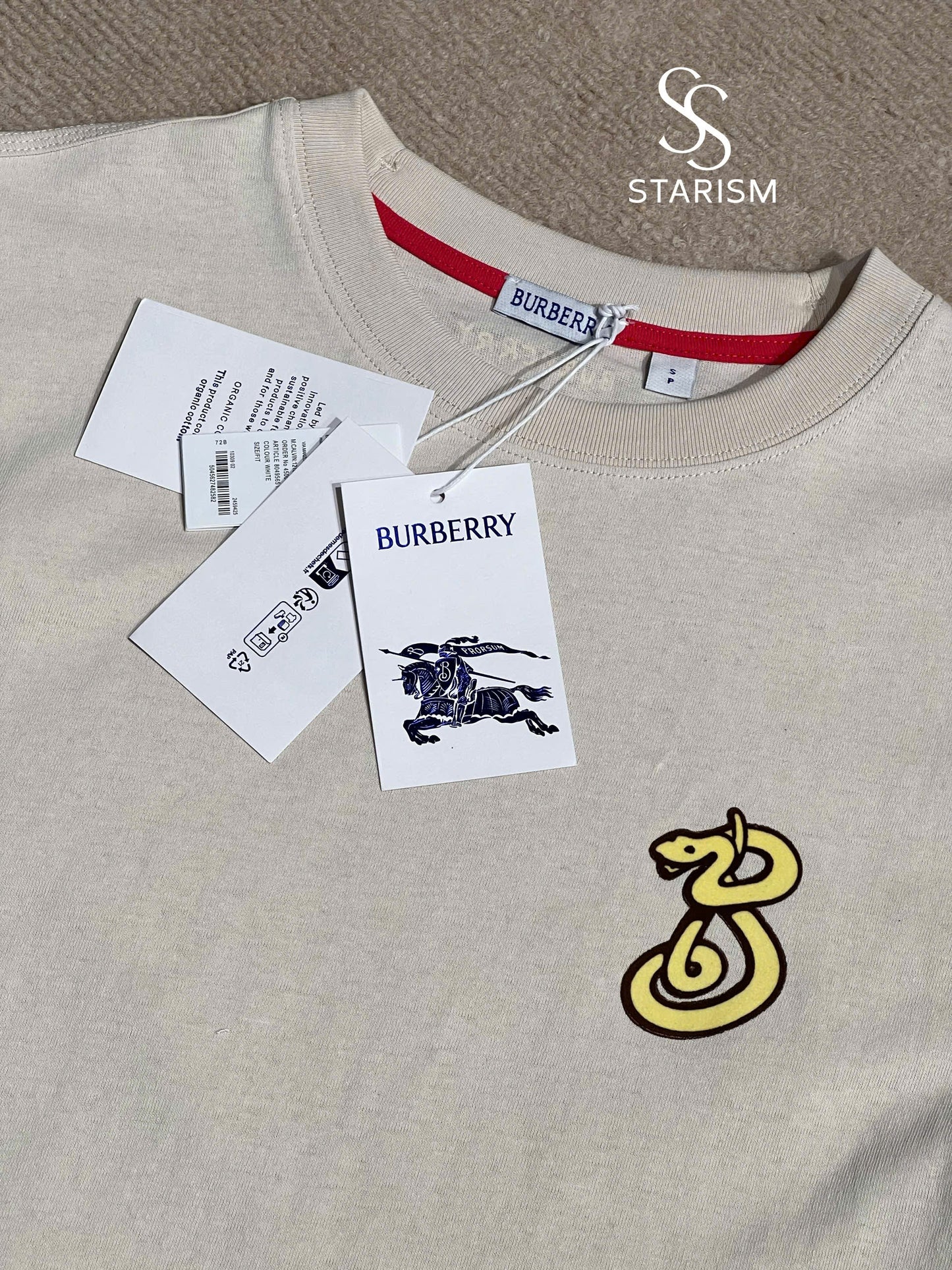B Snake Cotton T-shirt