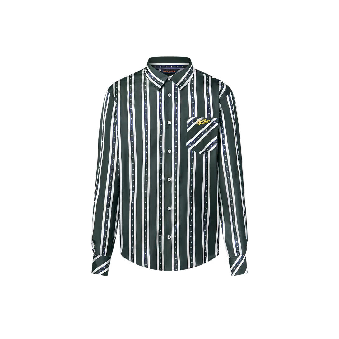 Long-Sleeved Silk Shirt