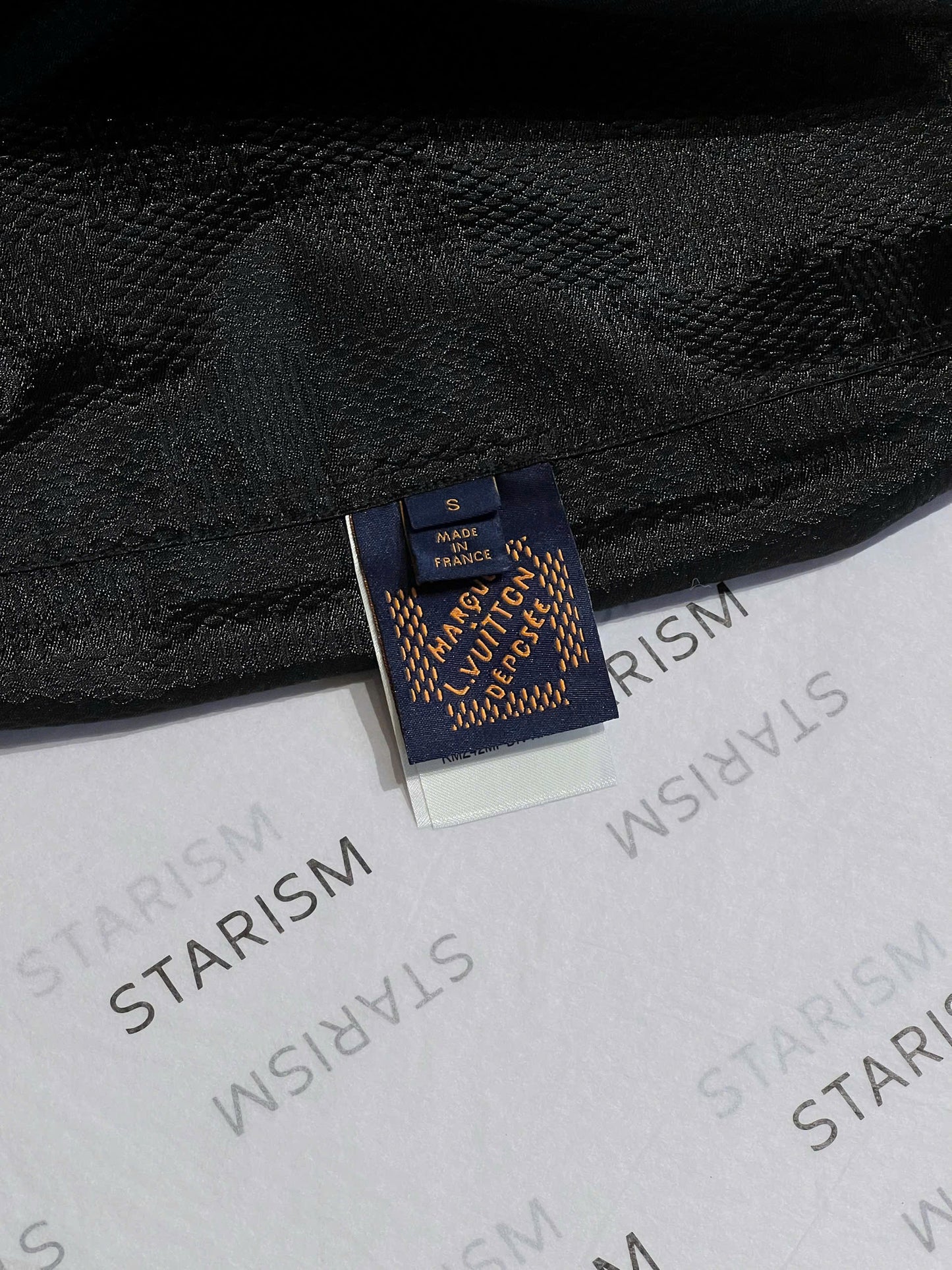 Jacquard Damier Long-Sleeved Silk Shirt