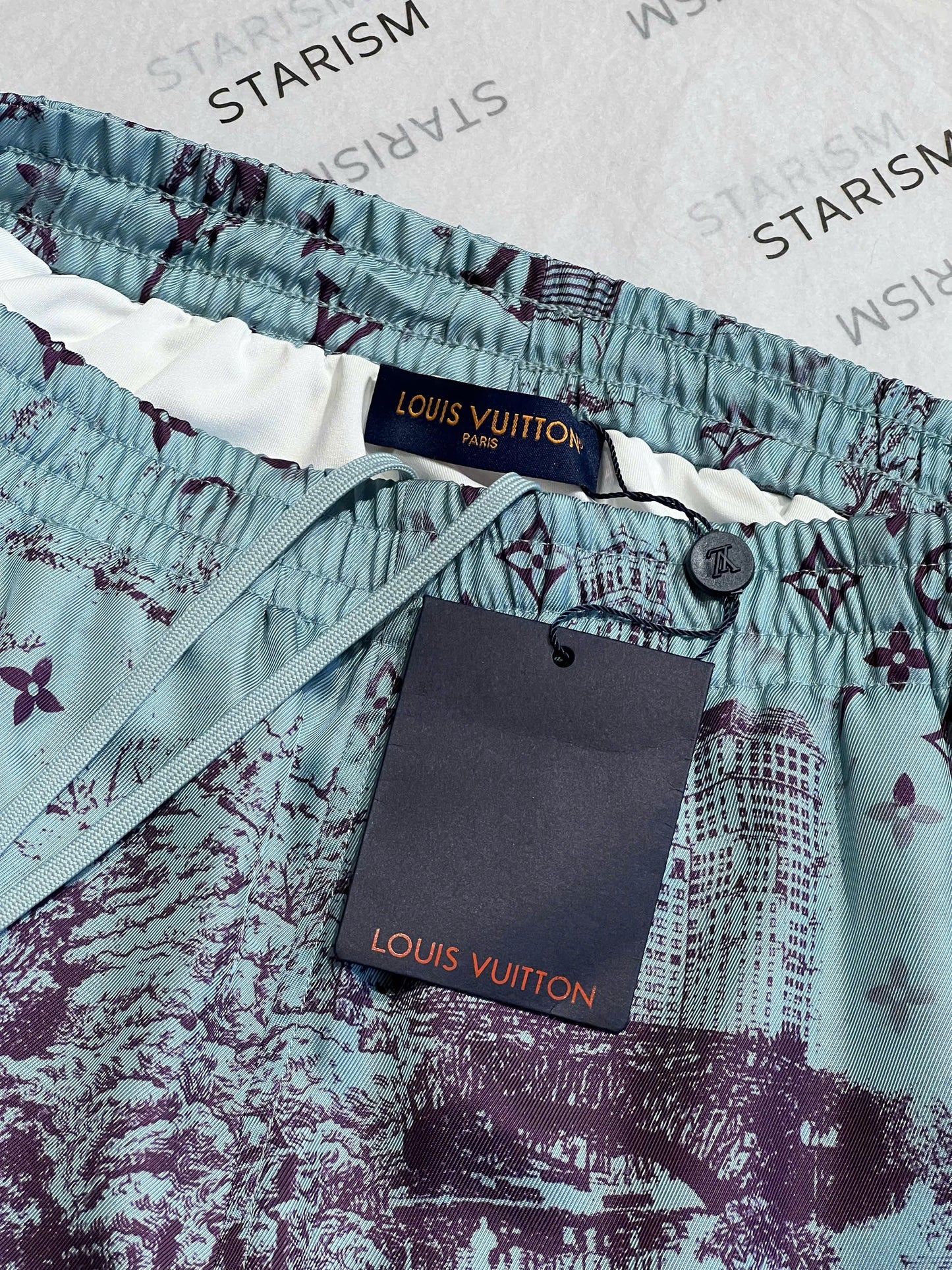 Printed Silk Shorts