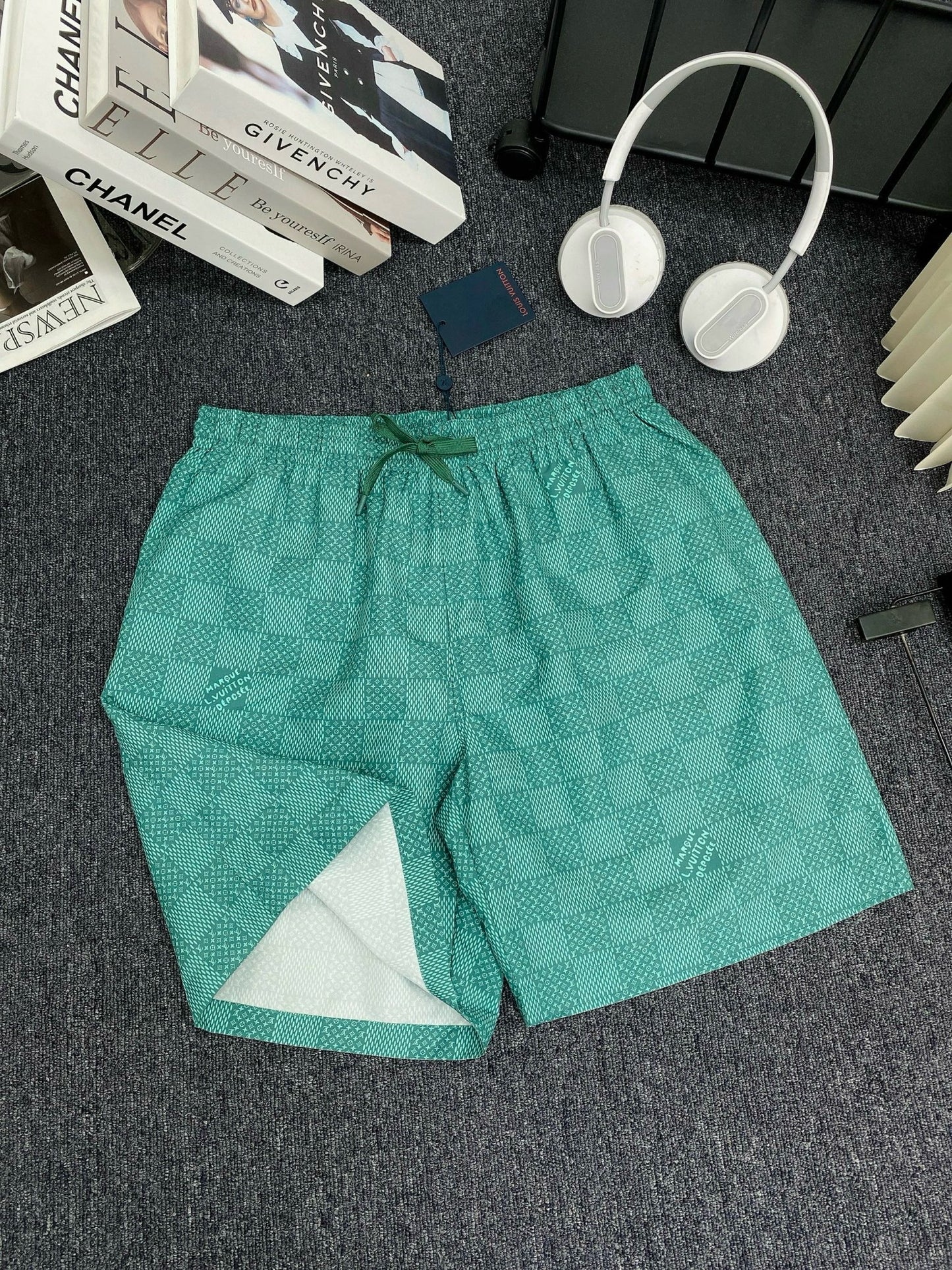 Printed Nylon Swimshorts