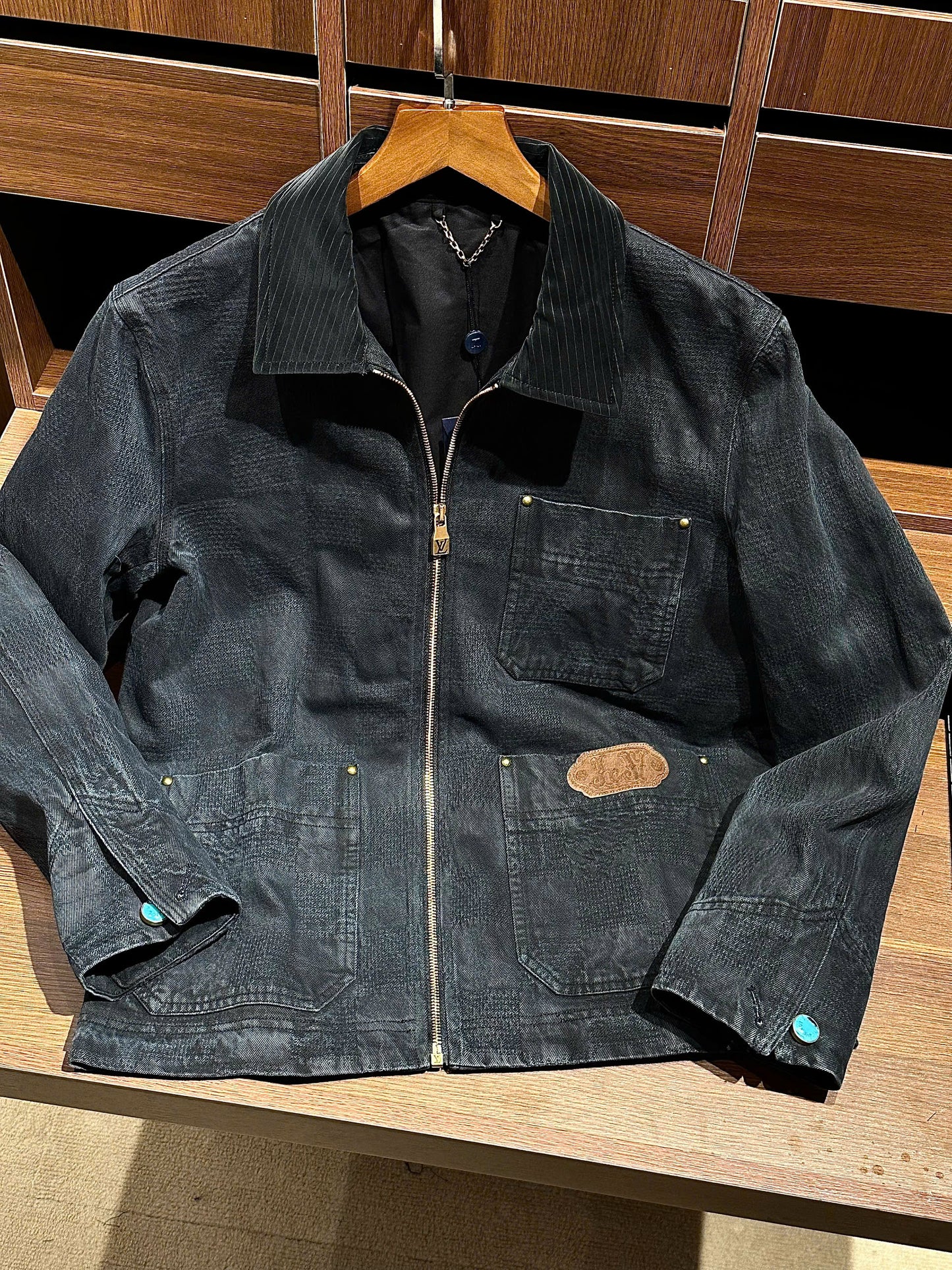 Damier Workwear Cotton Blouson