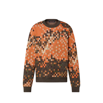 Jacquard Cotton Pullover