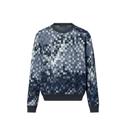 Jacquard Cotton Pullover