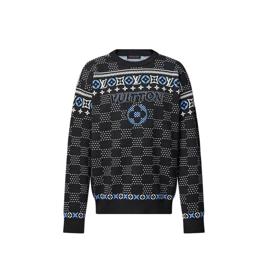 Jacquard Wool Pullover