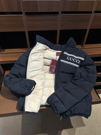 Nylon puffer jacket