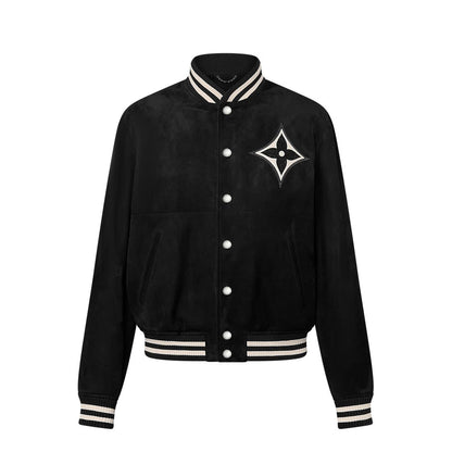 Embellished Lambskin Bomber Blouson