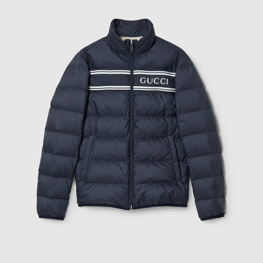 Nylon puffer jacket