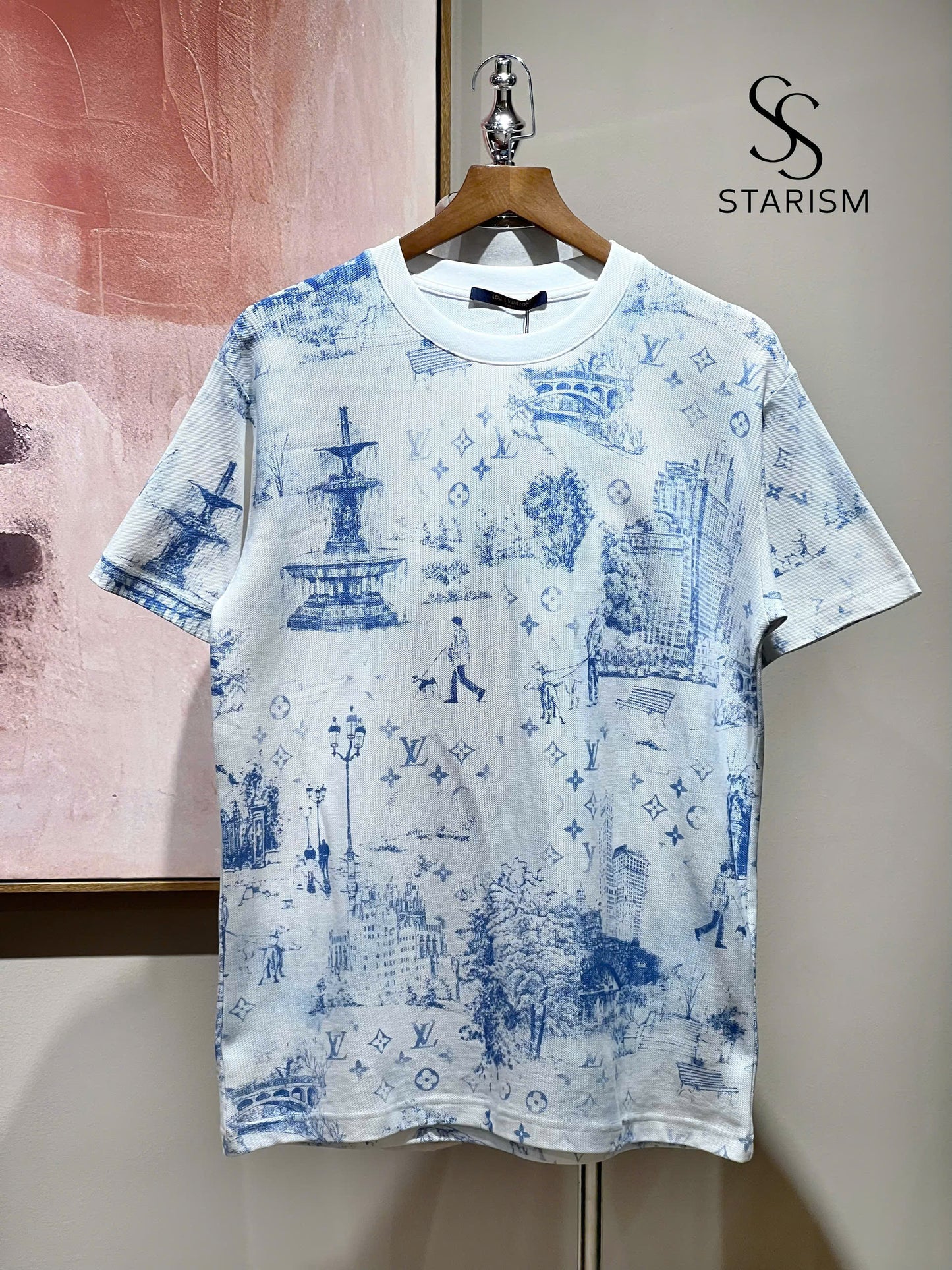 Printed Cotton Pique T-Shirt