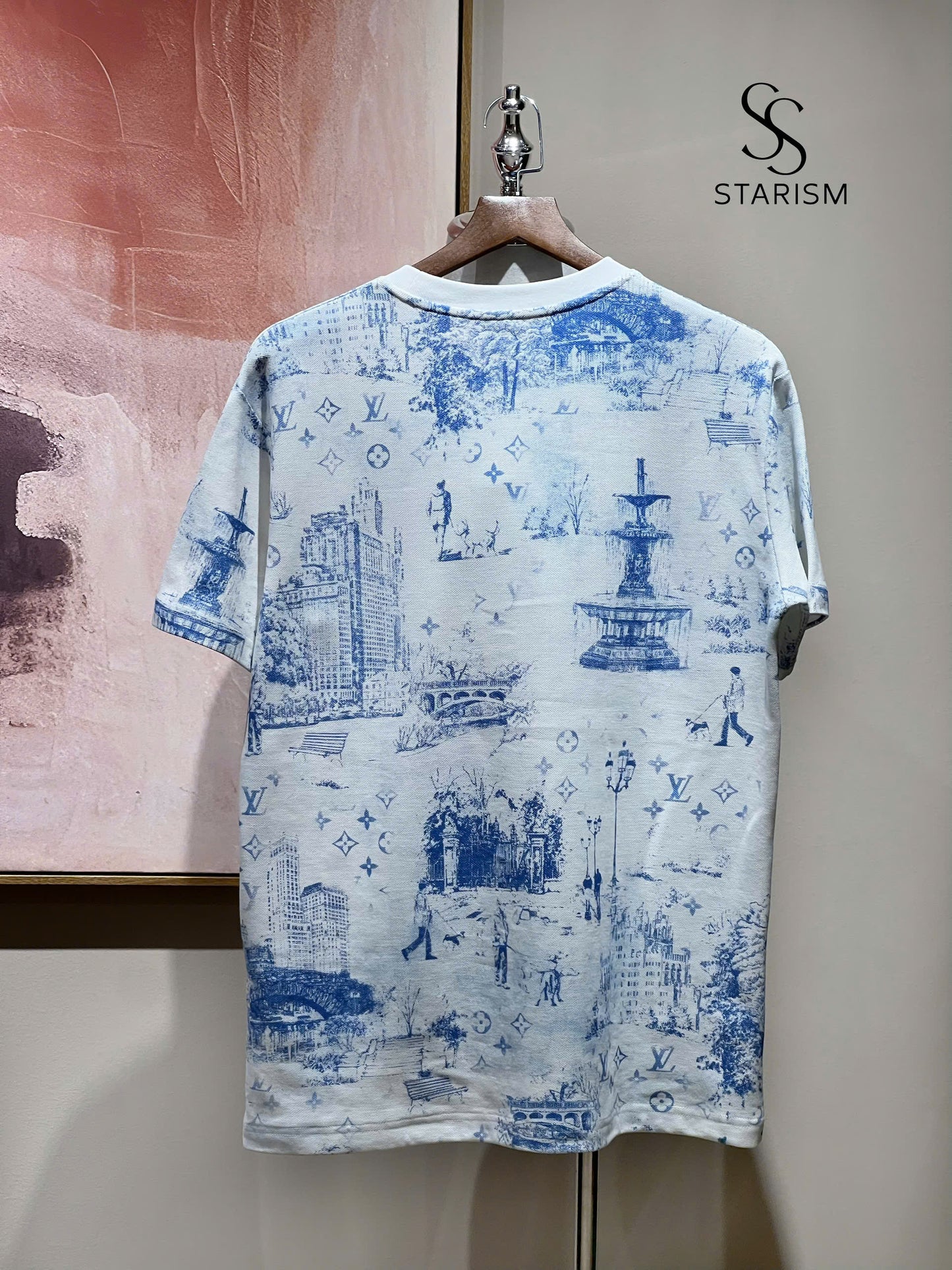 Printed Cotton Pique T-Shirt