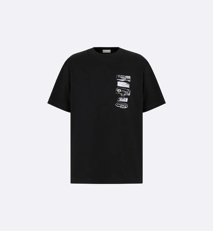 Dior Archives Labels T-Shirt, Relaxed Fit