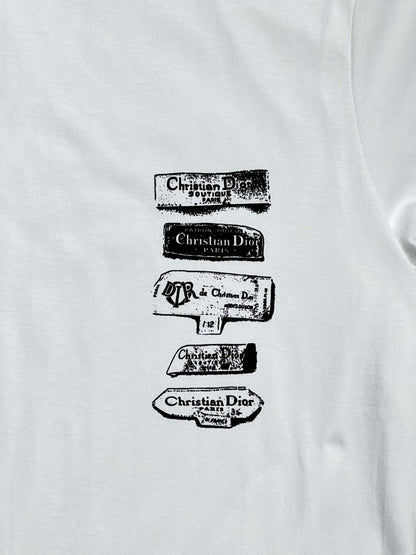 Dior Archives Labels T-Shirt, Relaxed Fit