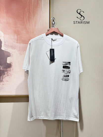 Dior Archives Labels T-Shirt, Relaxed Fit