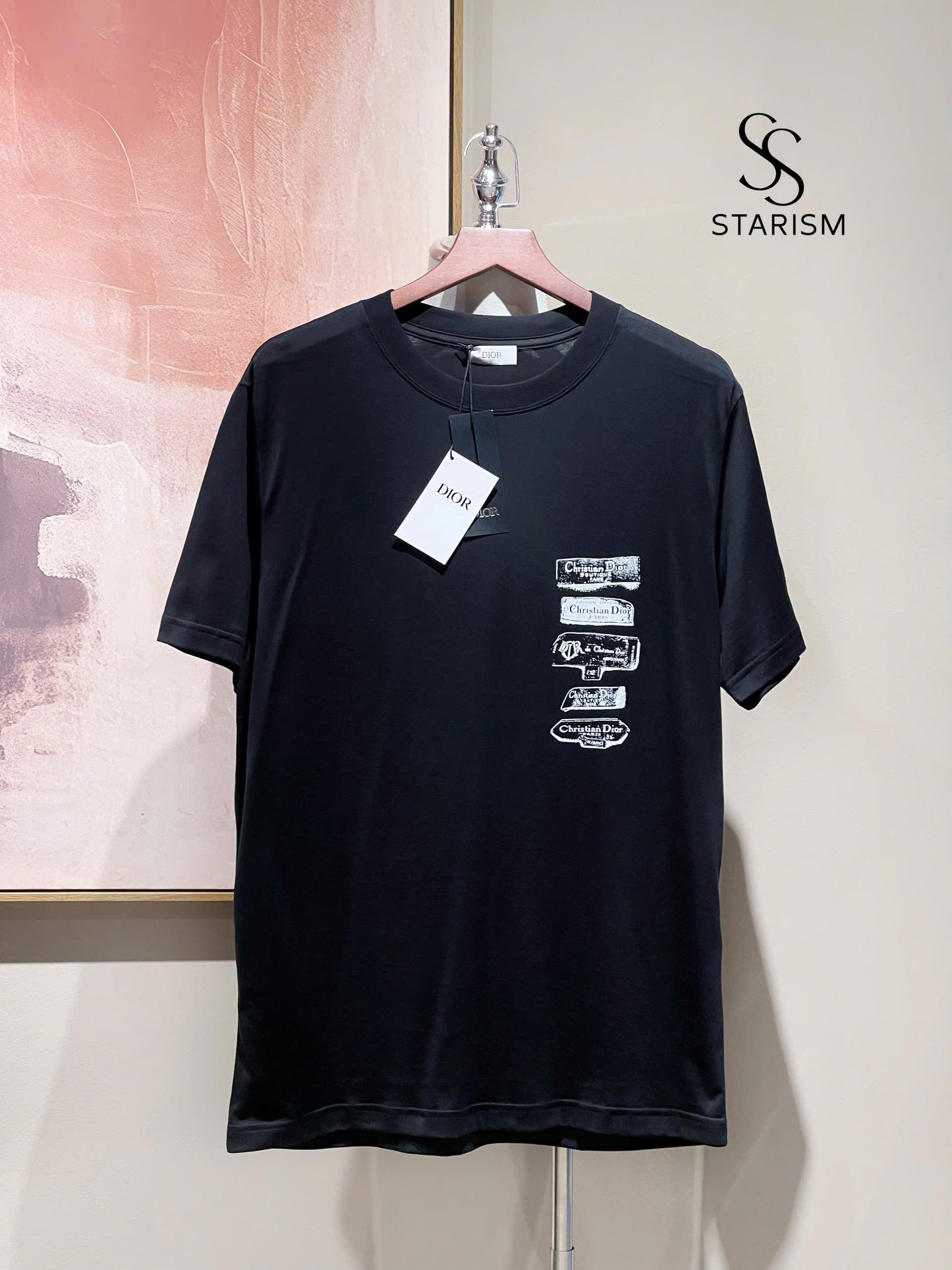 Dior Archives Labels T-Shirt, Relaxed Fit