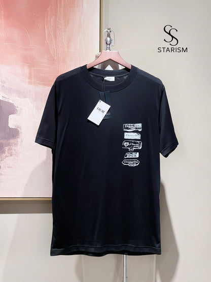 Dior Archives Labels T-Shirt, Relaxed Fit
