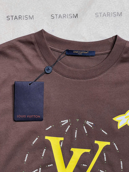 Washed Embellished Cotton T-Shirt