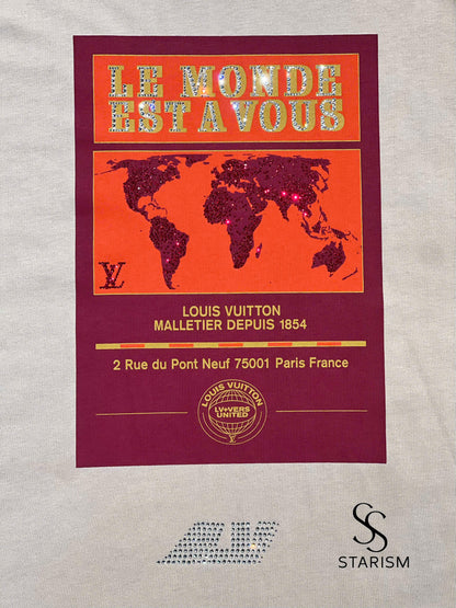 Embellished Graphic Cotton T-Shirt