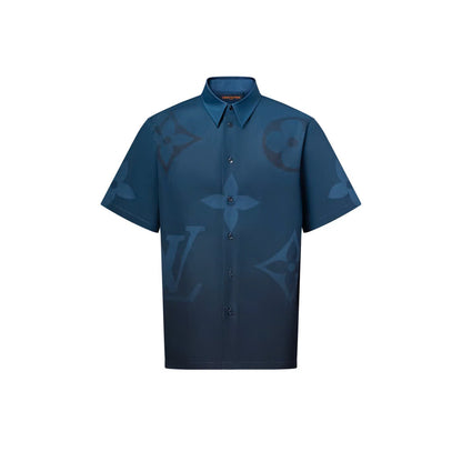 Monogram Printed Short-Sleeved Shirt